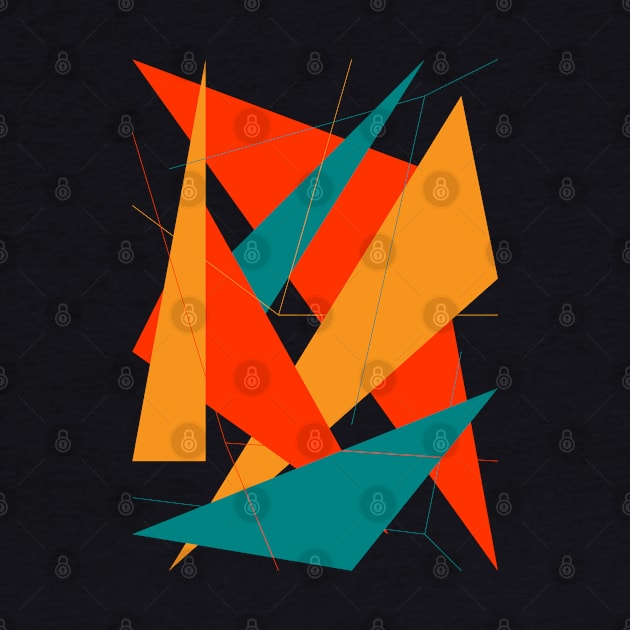 Abstract triangle lines by Tuye Project